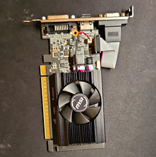 MSI NVIDIA GeForce GT 710 PCIe HDMI DVI VGA Fan Heatsink Graphics Card picture