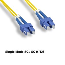 10x Kentek 10 m SC to SC Single-Mode Fiber Optic Cable 9/125 Duplex Ethernet picture