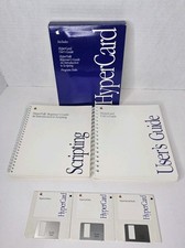 Apple HyperCard Users Guide, HyperTalk Beginners Guide, Program Disks 3.5