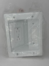 Sanus BSA-IWP1-W1 In-Wall Cable Concealer Recessed Power Module ONLY picture