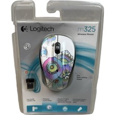 NEW Logitech M325 PC Mac Lady on the Lily Wireless Mouse With USB Receiver picture