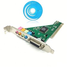 4 Channel 5.1 Surround 3D PCI Sound Audio Cards MIDI For PC Windows XP/7/8/10 picture