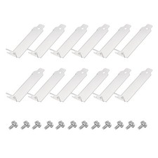 12PCS Silvery White PCI Slot Cover Dust Filter Ventilation Deflector picture