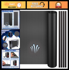 2 Pcs Dust Filter Mesh for PC Case & Fans, Magnetic PVC Cover, 1000x300mm, Black picture