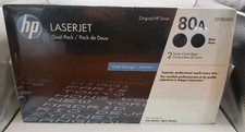 HP 80A Black Toner Cartridges (2-pack) - CF280AD1  For HP LaserJet Pro 400 M401 picture