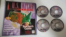 MINDSCAPE U.S. ATLAS VINTAGE 1995 APPLE MACINTOSH ALLIED RECORD CO. CD-ROM *Read picture