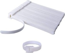 50-100pcs Cable Straps Wire Cord Hook Loop Ties Reusable Fastening Organizer Lot picture