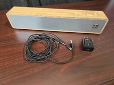 MICA Computer Speaker Wired Sound Bar, Wooden Mini Soundbar, USB Cables Open Box picture