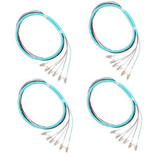 6-Strand LC OM3 Multimode Pigtail 1.2m, 4-Pack picture