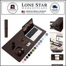 Large Waterproof Leather Desk Mat 31.5