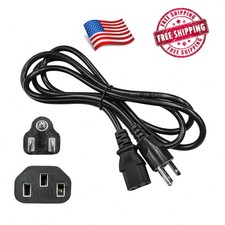 IBM Dell LCD TV Monitor Computer Printer AC Replacement 3 Prong Power Cord Cable picture