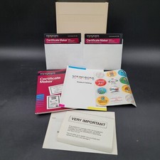 Vintage Computing Springboard Certificate Maker Commodore 64 128 UNTESTED C64 picture