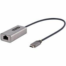 StarTech.com USB-C to Ethernet Adapter, 10/100/1000 Mbps, Gigabit US1GC30B2 picture