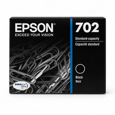 Genuine Epson 702 Black Ink Cartridge T702120 Standard Capacity EXP 06/2027 New picture