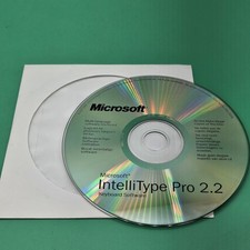 Microsoft IntelliType Keyboard Pro 2.2 Keyboard Software CD-ROM  Vintage Disc picture