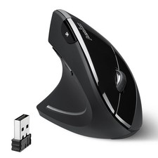 Perixx PERIMICE-713L Wireless Ergonomic Vertical Mouse Left-Handed 2.4GHz picture