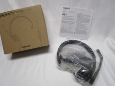 NEW Logitech H570e USB Headset Microphone for PC Mac Black Noise-Canceling Mics picture