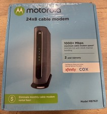 Motorola MB7621 1802 V1.0 Modem 1000 MBPS 24x8 Cable ~ Brand New Still Sealed picture