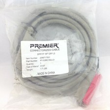 Premier Connectorized Cable PT-C25C15G-L3 25PR F/F 15FT GRY L3  picture