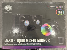 Cooler Master MasterLiquid ML240 Mirror, NEW/SEALED picture