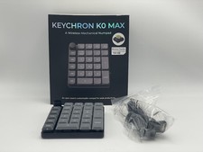 Keychron K0 Max QMK Wireless Custom Number Pad, Banana Switch - Black picture