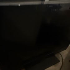Black Flat Screen Computer Monitor with Stand, Desktop Display Screen Monitor picture