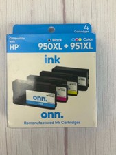 Onn for HP 950XL 951XL Compatible Ink Cartridges – High Yield BK/C/M/Y picture