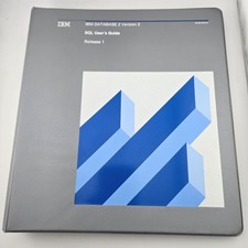 1988 IBM DATABASE 2 Version 2 SQL User's Guide Release 1 Binder Manual picture