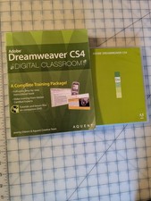 Adobe Dreamweaver CS4 Complete with Original Box & Digital Classroom Book Set picture