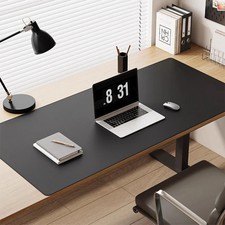 Mouse Pad Large Size Office Desk Protector Mat PU Leather Waterproof Desktop picture
