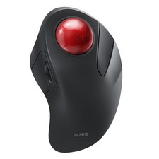 Nulea Wireless Ergonomic Trackball Mouse, Rechargeable, Bluetooth Rollerball Mou picture