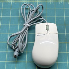 Microsoft IntelliMouse Serial PS2 Compatible Mouse Scrollwheel 68874 - Tested  picture