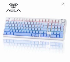 AULA F99 Pro 99 Key Hot Swappable Mechanical Gaming Keyboard RGB Gradient Blue picture