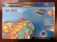 3Com Megahertz 10/100 MBPS LAN CardBus PC Card New In Box  picture
