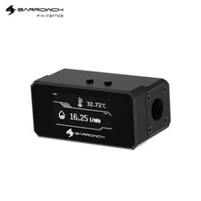 BARROWCH Water Cooling OLED Digital Display Real-Time POM Flow Temperature Meter picture