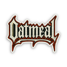 Oatmeal Heavy Metal Sticker Funny Band Parody Vinyl Decal for Laptops & Tablets picture