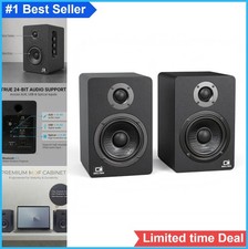 Computer Speakers 60W Powered 2.0 Stereo Bluetooth USB-C DAC Optical AUX Bass picture