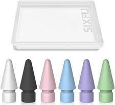 6-Color Replacement Tips for Apple Pencil (1st/2nd Gen/USB-C/Pro) with Case Kit picture