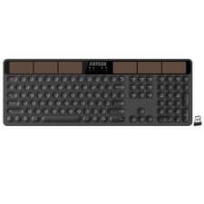 Arteck Wireless Solar Keyboard Full Size Recharging for... picture