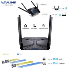 AX3000 Wi-Fi 6 Dual Band 5GHz/2.4GHz Mesh Router OFDMA Mesh & AP Mode IPv6 picture