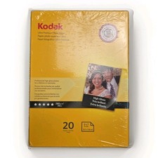 Kodak Photo Paper 5x7 Ultra Premium Unopened 20 sheets High Gloss Professional picture