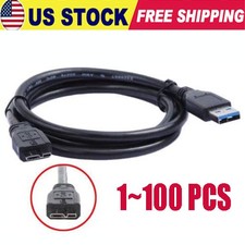 Micro USB 3.0 Cable High Speed Data SYNC For HDD External Hard Drive LOT picture