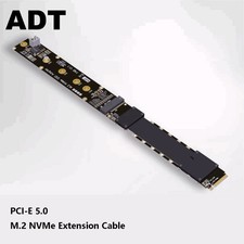 ADT PCIe 5.0 M.2 NVMe SSD Solid State Drive Extended Adapter Cable FFC Speed New picture