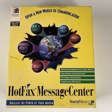 VTG Smith Micro HotFax MessageCenter 2.0 PC CD-ROM Software NEW SEALED picture