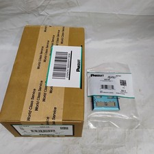 (10) NEW PANDUIT 4-Port KEYSTONE STAINLESS STEEL WALL FACE PLATE w LABLES SEALED picture