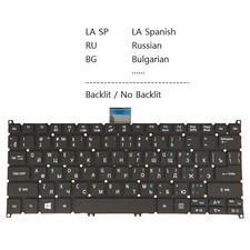 Laptop Keyboard for Acer Travelmate B116-MP P236-M P238-G2-M P238-M ZHJ Black picture