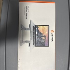 Griffin Elevator Desktop Stand for Laptops PC Macbook Silver Riser New Open Box picture