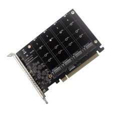 1PCS PCI-E Signal Split Array Card PH44 4 Disk Supports SSD/M NEW picture
