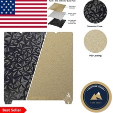 Diamond Textured PEO PEI Build Plate - 235x235mm for Creality & Ender Printers picture