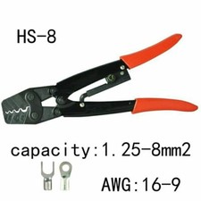 HS-8 Crimping Pilers for Terminal 1.25-8mm2 Crimping Pilers RATCHET Hand Tools picture